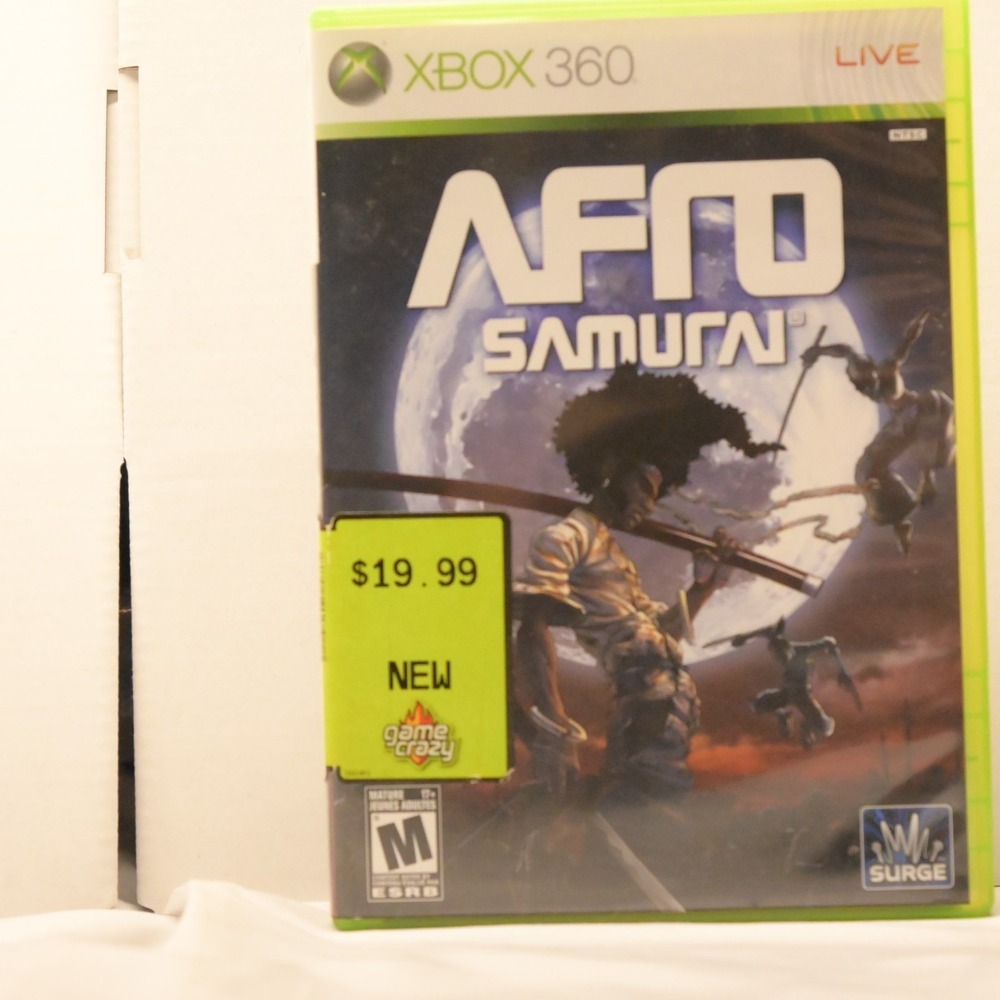 Afro Samurai Xbox 360 CIB Complete in Box Great Condition